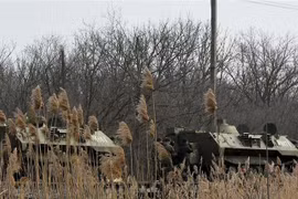 [Video] Cận cảnh đoàn xe quân sự Nga giữa căng thẳng Ukraine