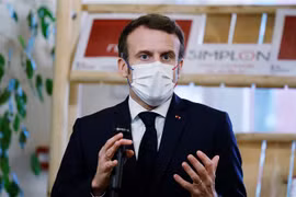 Tổng thống Pháp Emmanuel Macron. (Ảnh: AFP/TTXVN)