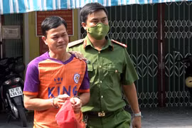 Nghi phạm Dở bị bắt giữ. (Nguồn: vietnamnet.vn)
