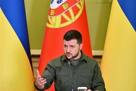 Tổng thống Ukraine Volodymyr Zelensky. (Ảnh: AFP/TTXVN)