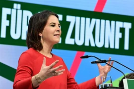 Ngoại trưởng Đức Annalena Baerbock dự kiến xuất hiện trong buổi vận động tranh cử của đảng Xanh ngày 30/4. (Ảnh: AFP/TTXVN)