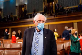 Thượng nghị sỹ Mỹ Bernie Sanders. (Nguồn: theguardian.com)