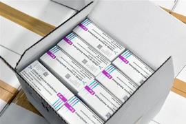 Vaccine ngừa COVID-19 do hãng dược phẩm AstraZeneca. (Ảnh: AFP/TTXVN)