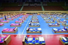 Một bệnh viện dã chiến điều trị cho bệnh nhân COVID-19 tại Bangkok, Thái Lan. (Ảnh: AFP/TTXVN)