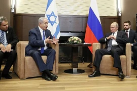 Tổng thống Nga Vladimir Putin và Thủ tướng Israel Benjamin Netanyahu tại cuộc gặp hồi tháng 9/2019. (Nguồn: AP)
