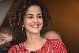 Nữ nhà văn Leïla Slimani. (Ảnh: THX/TTXVN)