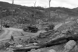 Cua chữ A - một trọng điểm trong cụm liên hoàn ATP. (Ảnh: Hứa Kiểm/TTXVN)