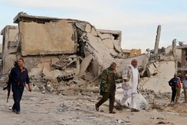 Lực lượng trung thành với Chính phủ Hòa hợp dân tộc Libya (GNA) kiểm soát thành phố Sirte ngày 8/12/2016. (Nguồn: AFP/TTXVN)