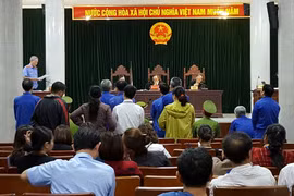 Quang cảnh phiên tòa. (Ảnh: Kim Anh/TTXVN)