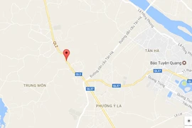 Nơi xảy ra vụ tai nạn.