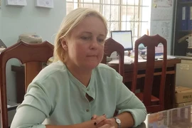 Bering Ekateria tại Cơ quan Công an tỉnh Khánh Hòa. (Ảnh: Tiên Minh/TTXVN)