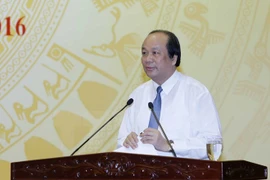 Bộ trưởng, Chủ nhiệm Văn phòng Chính phủ Mai Tiến Dũng làm Tổ trưởng Tổ công tác của Thủ tướng Chính phủ. (Ảnh: An Đăng/TTXVN)