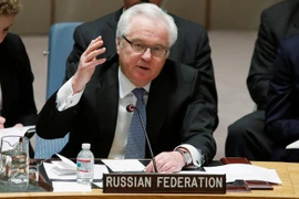 Trưởng Phái đoàn đại diện thường trực Liên bang Nga tại Liên hợp quốc Vitaly Churkin. (Nguồn: File)