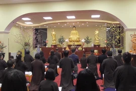 Quang cảnh buổi lễ. (Nguồn: CTV Việt Hung)