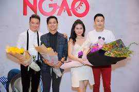 Đàm Vĩnh Hưng và Dương Triệu Vũ sẽ góp mặt trong phim cùng Hoài Lâm và Ngọc Thanh Tâm. (Ảnh: Cao Minh Mẫn/Vietnam+)