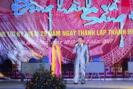 Một hoạt động của Hội Văn học Nghệ thuật tỉnh Điện Biên. (Nguồn: TTXVN)