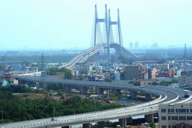 Cầu Phú Mỹ. (Ảnh: Kim Phương/TTXVN)