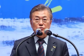 Tân Tổng thống Hàn Quốc Moon Jae-in. (Nguồn: Yonhap/TTXVN)