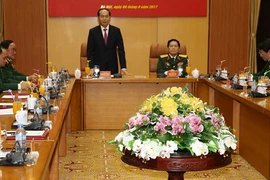 Chủ tịch nước Trần Đại Quang phát biểu chỉ đạo. (Ảnh: Nhan Sáng/TTXVN)