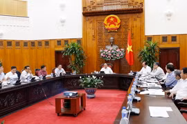 Thủ tướng Nguyễn Xuân Phúc phát biểu tại buổi làm việc. (Ảnh: Doãn Tấn/TTXVN) 