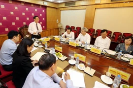 Quang cảnh buổi làm việc. (Ảnh: Danh Lam/TTXVN)