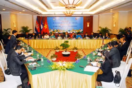 Quang cảnh hội nghị. (Ảnh: Mạnh Linh/TTXVN)