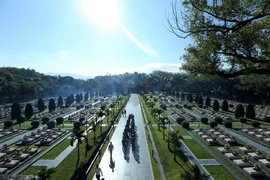 Nghĩa trang quốc gia A1. (Ảnh: Phan Tuấn Anh/TTXVN)