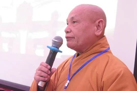 Hòa thượng Thích Thiện Nhơn. (Nguồn: TTXVN)
