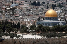 Toàn cảnh đền thờ Hồi giáo al-Aqsa ở Jerusalem ngày 17/7. (Nguồn: AFP/TTXVN)