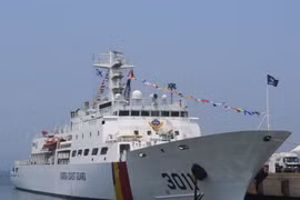 Tàu Badaro trong lần cập Cảng Tiên Sa hồi năm 2016. (Ảnh: Văn Sơn/TTXVN)