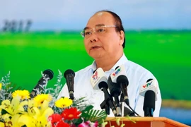 Thủ tướng Nguyễn Xuân Phúc phát biểu. (Ảnh: Thống Nhất/TTXVN)