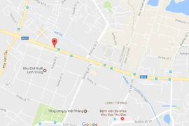 Nơi xảy ra vụ việc. (Nguồn: Google Maps)