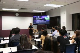 Quang cảnh buổi gặp mặt của VDS NSW. (Ảnh: Khánh Linh/Vietnam+)