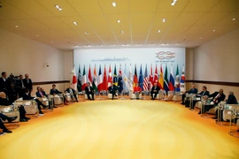 Toàn cảnh Hội nghị thượng đỉnh G20 tại Hamburg ngày 7/7. (Nguồn: EPA/TTXVN)
