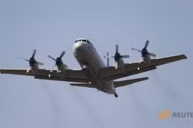 Máy bay do thám P-3 của Mỹ. (Nguồn: Reuters)