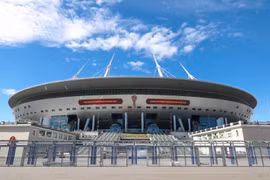 Sân vận động Saint-Petersburg, nơi diễn ra trận đấu giữa đội tuyển Nga và đội tuyển New Zealand. (Nguồn: Getty Images)