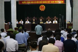 Toàn cảnh phiên xét xử. (Ảnh: Doãn Tấn/TTXVN)