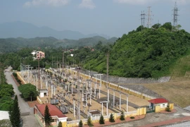 Một góc Nhà máy Thủy điện Thác Bà. (Ảnh: Minh Tâm/TTXVN)