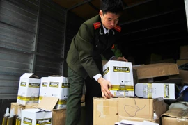 Sử dụng loại keo xây dựng giả ảnh hưởng lớn đến chất lượng công trình (Ảnh: Võ Phương/Vietnam+)