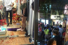 Hiện trường vụ tấn công (Ảnh: Cộng tác viên)