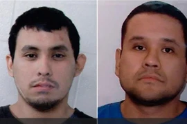 Damien Sanderson (trái) và Myles Sanderson, hai nghi phạm trong vụ tấn công bằng dao khiến nhiều người thương vong ở cộng đồng bản địa James Smith Cree Nation thuộc tỉnh Saskatchewan, Canada. (Ảnh: RCMP/TTXVN)