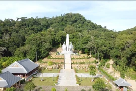 Khu di tích lịch sử cách mạng Việt Nam-Lào tại huyện Yên Châu, tỉnh Sơn La. (Ảnh: Hạnh Quỳnh/Vietnam+)