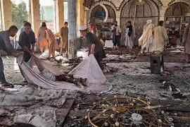 Hiện trường một vụ nổ ở Afghanistan. (Ảnh minh họa: AFP/TTXVN)