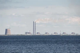 Toàn cảnh nhà máy điện hạt nhân Zaporizhzhia ở Ukraine. (Ảnh: AFP/ TTXVN)