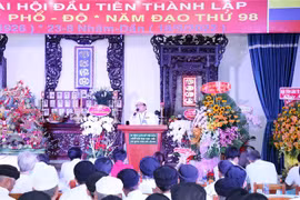 Quang cảnh buổi lễ. (Ảnh: Xuân Khu/TTXVN)