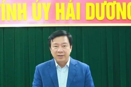 Ông Phạm Xuân Thăng, Ủy viên Trung ương Đảng, Bí thư Tỉnh ủy, Chủ tịch Hội đồng nhân dân tỉnh Hải Dương. (Ảnh: TTXVN)
