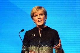 Ngoại trưởng Australia Julie Bishop. (Ảnh: AFP/TTXVN)