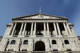 Quang cảnh bên ngoài trụ sở BoE ở thủ đô London. (Ảnh: EPA/TTXVN)