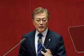 Tổng thống Hàn Quốc Moon Jae-in. (Ảnh: EPA/TTXVN) 