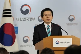Quyền Tổng thống kiêm Thủ tướng Hwang Kyo-ahn. (Ảnh: AFP/TTXVN)
